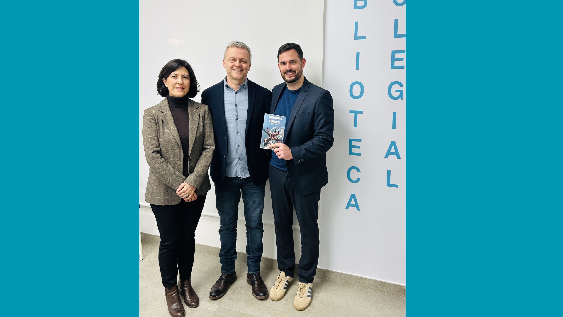 El libro “Optimismo y deporte” del psicólogo Fran Ortin, ya está en las estanterías de la Biblioteca Colegial