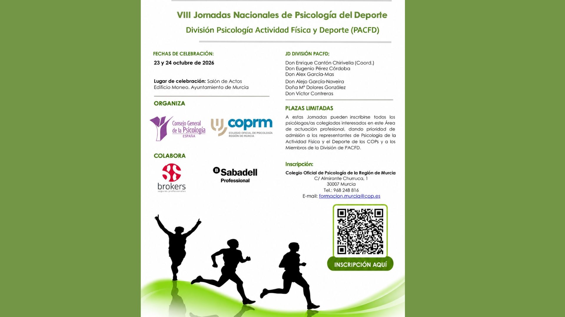  VIII Jornadas Nacionales de Psicología del Deporte División Psicología Actividad Física y Deporte (PACFD) 